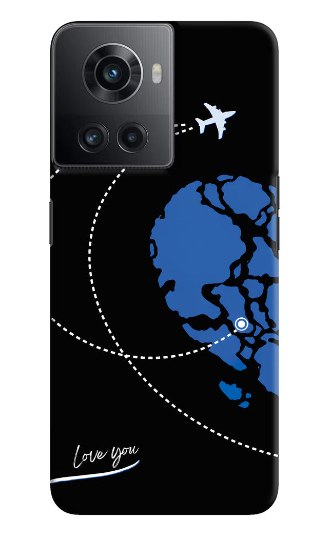 Love Orbit OnePlus 10R 5G Hard Case Back Cover by Casekaro