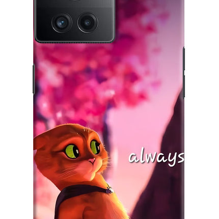 Always Cat OnePlus 10R 5G Hard Case Back Cover by Casekaro