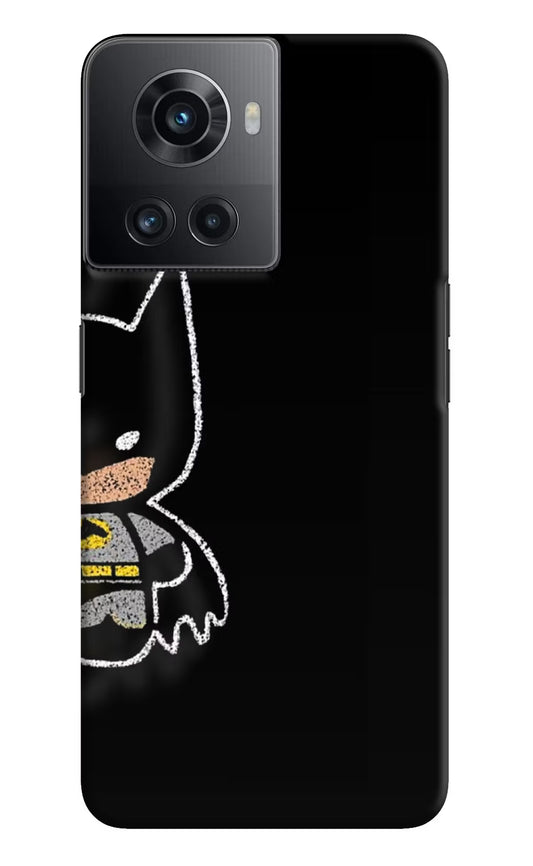 Bat Kitty OnePlus 10R 5G Hard Case Back Cover by Casekaro