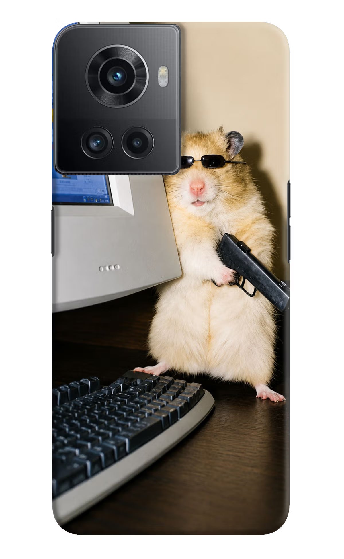 Hacker Hamster OnePlus 10R 5G Back Cover