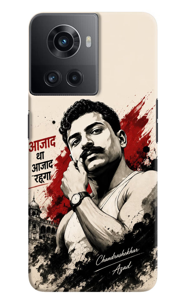 Chandrashekhar Azad Fearless OnePlus 10R 5G Hard Case Back Cover by Casekaro