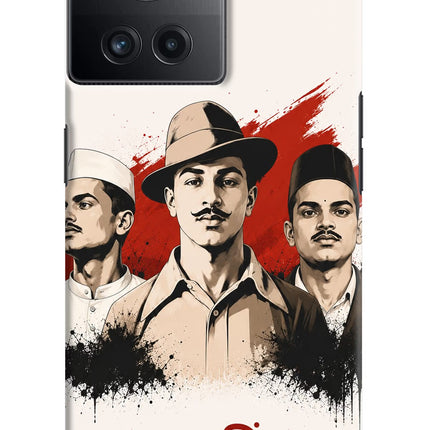 Bhagat Singh Trio OnePlus 10R 5G Hard Case Back Cover by Casekaro
