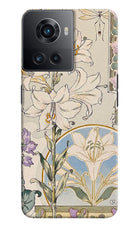 White Lily OnePlus 10R 5G Back Cover