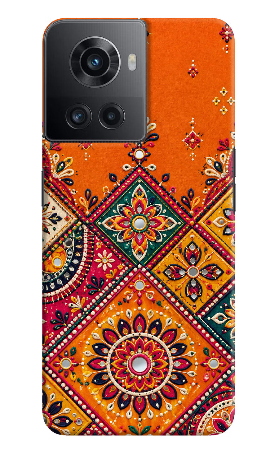 Kutch Glow OnePlus 10R 5G Back Cover, Hard case