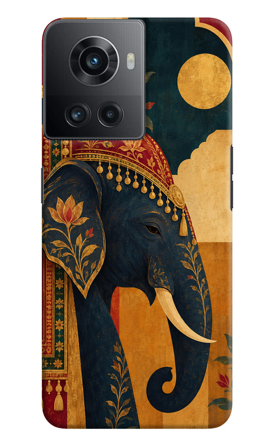 Royal Elephant OnePlus 10R 5G Back Cover, Hard case