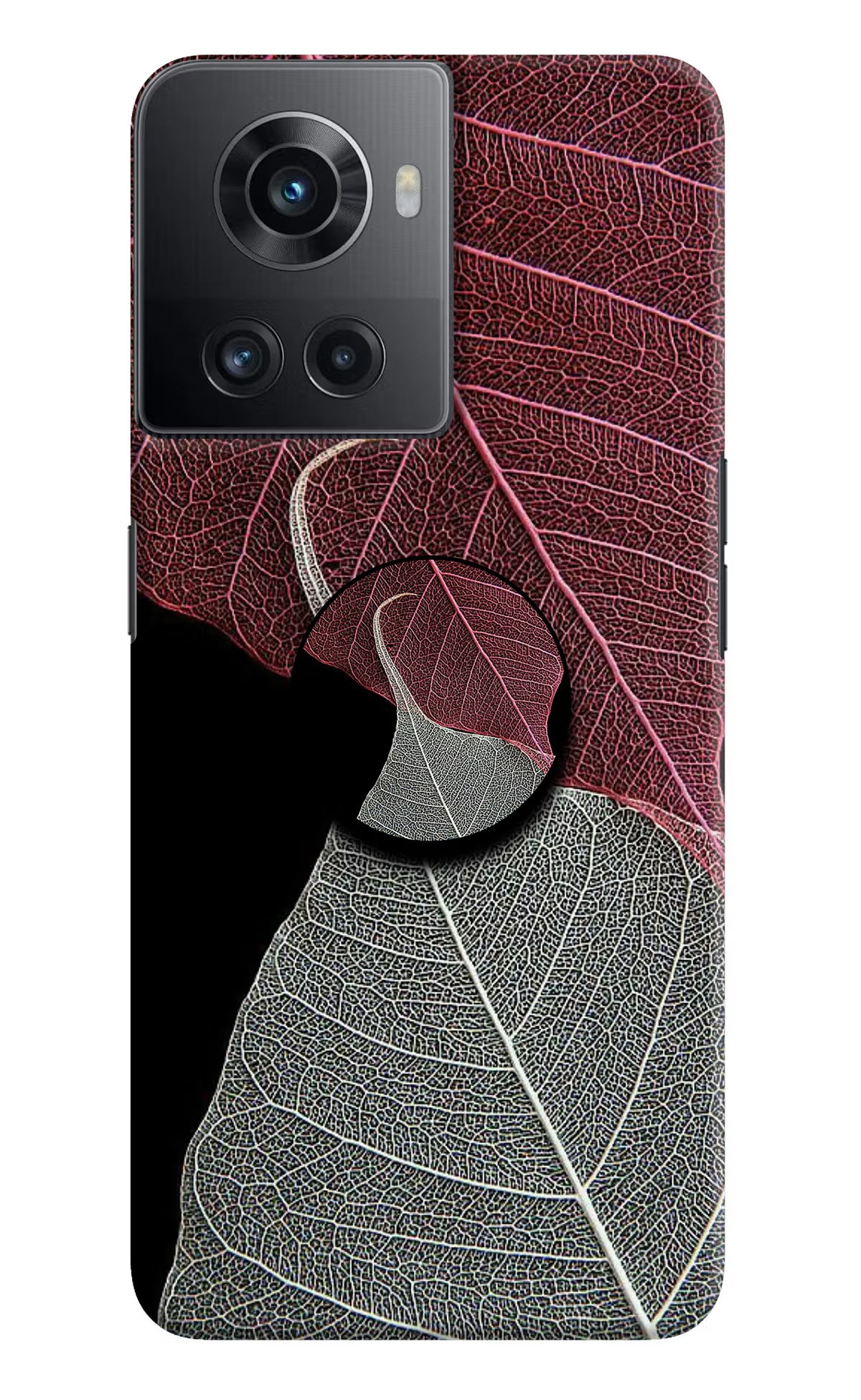 Leaf Pattern OnePlus 10R 5G Pop Case by Casekaro