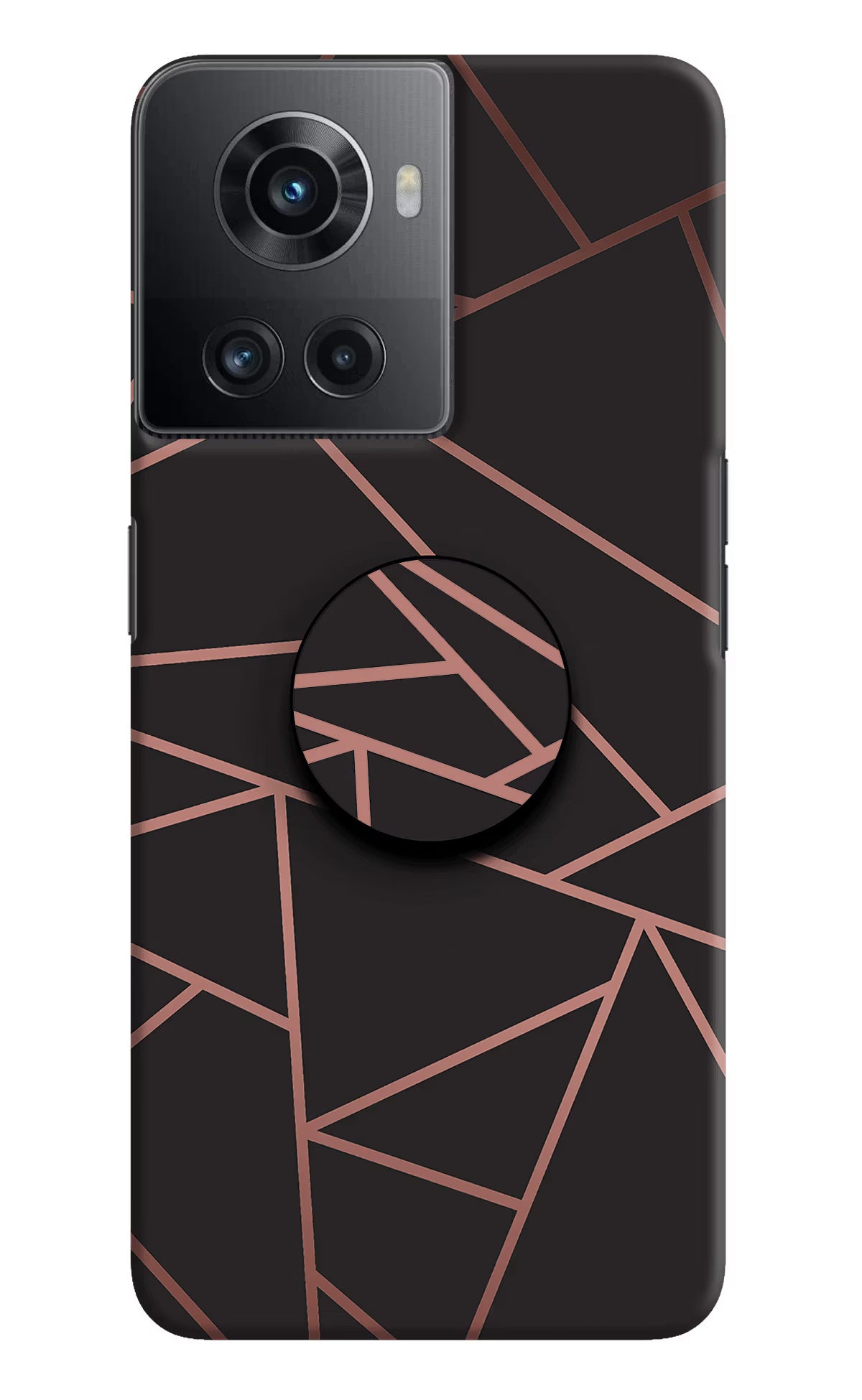Geometric Pattern OnePlus 10R 5G Pop Case by Casekaro