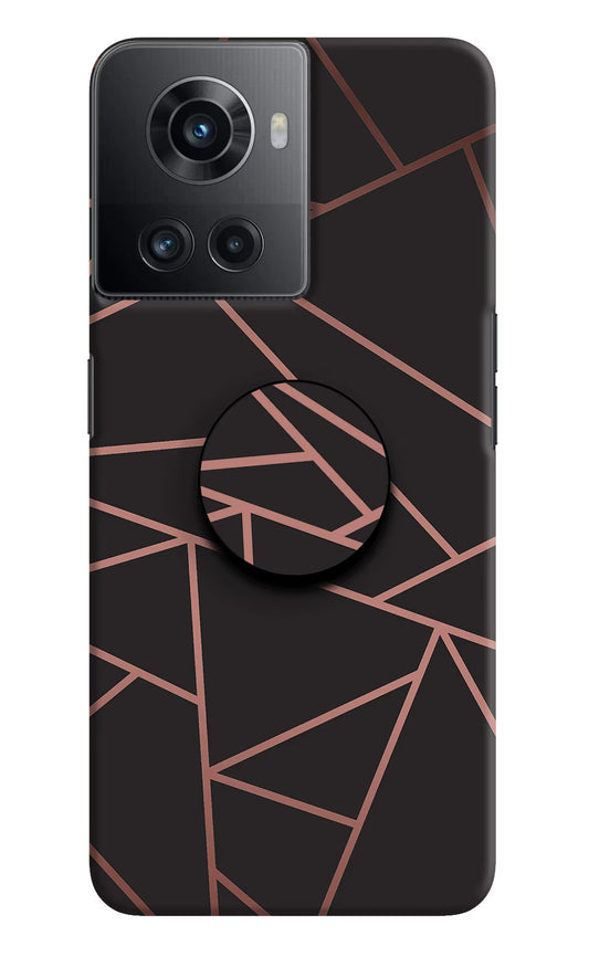 Geometric Pattern OnePlus 10R 5G Pop Case by Casekaro