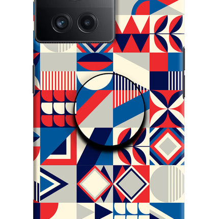 Colorful Pattern OnePlus 10R 5G Pop Case by Casekaro