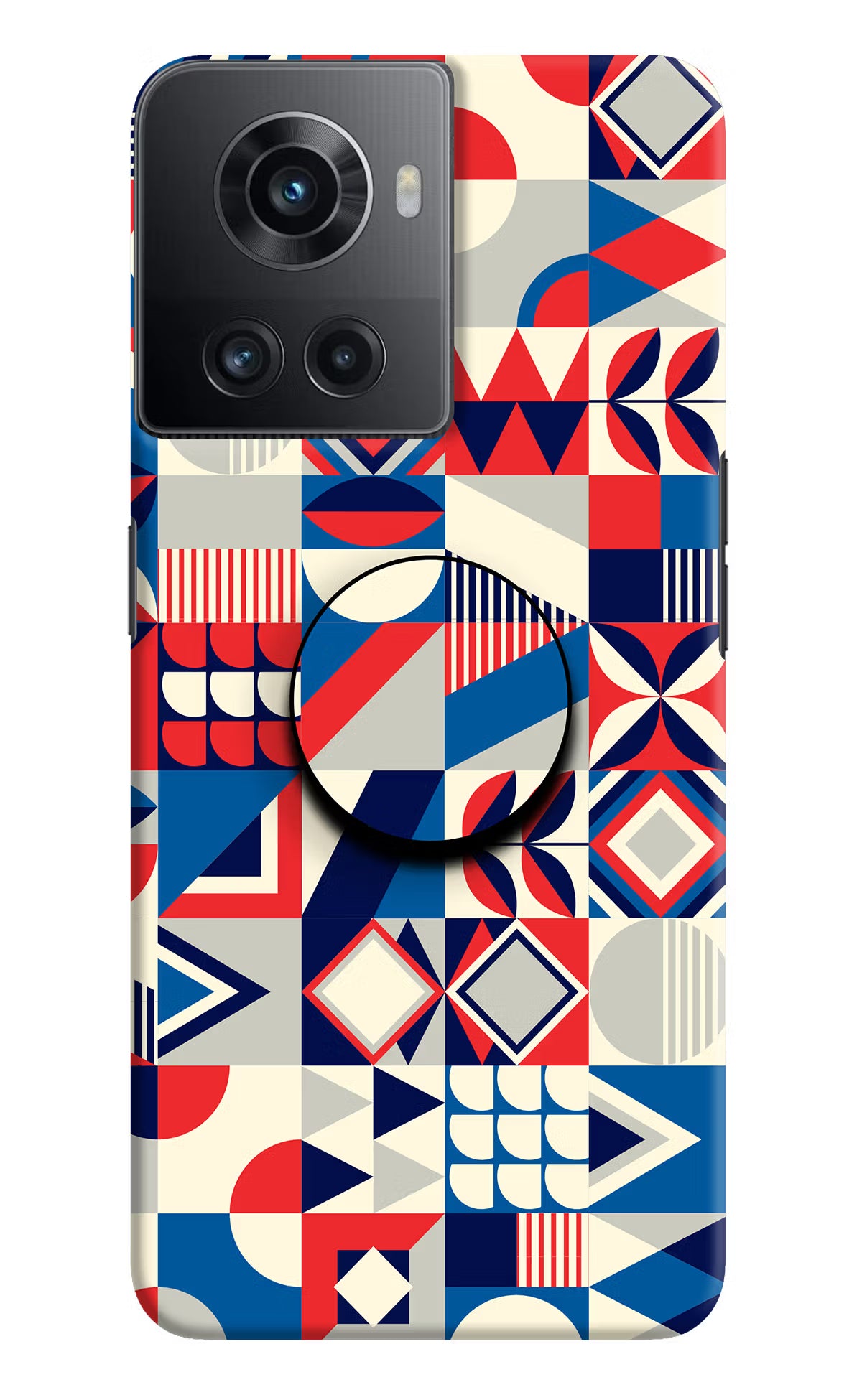 Colorful Pattern OnePlus 10R 5G Pop Case by Casekaro