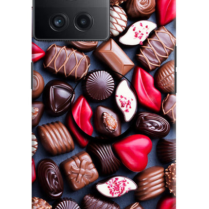 Chocolates OnePlus 10R 5G Pop Case by Casekaro