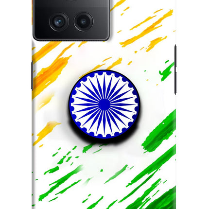 Indian Flag Ashoka Chakra OnePlus 10R 5G Pop Case by Casekaro