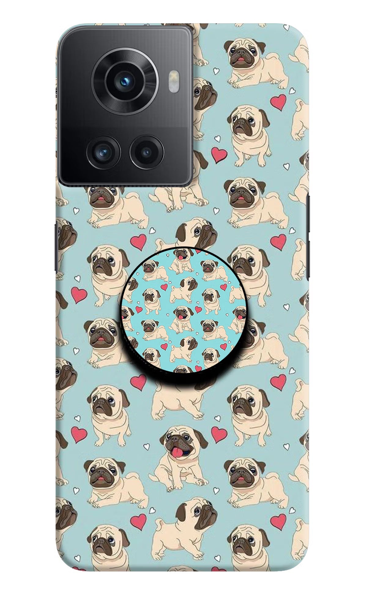 Pug Dog OnePlus 10R 5G Pop Case by Casekaro