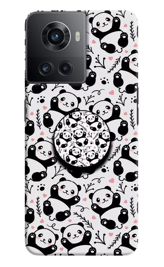 Cute Panda OnePlus 10R 5G Pop Case by Casekaro
