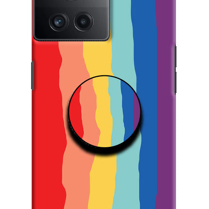 Rainbow OnePlus 10R 5G Pop Case by Casekaro