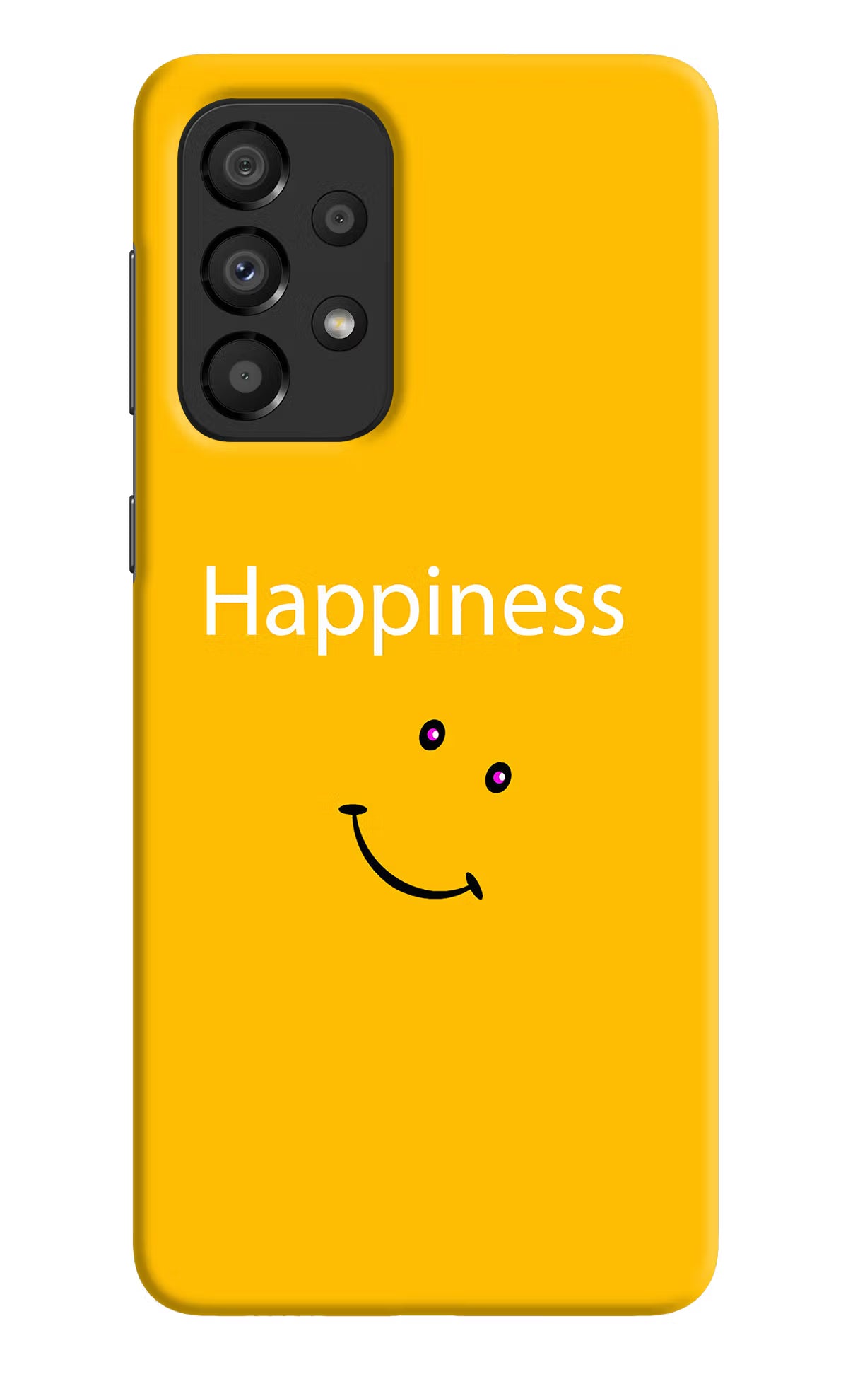 Happiness With Smiley Samsung A33 5G Hard Case Back Cover by Casekaro
