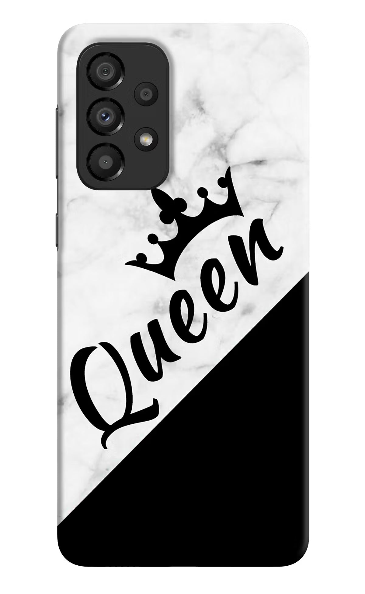 Queen Samsung A33 5G Hard Case Back Cover by Casekaro