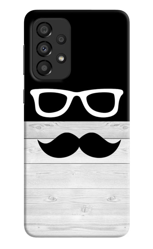 Mustache Samsung A33 5G Hard Case Back Cover by Casekaro