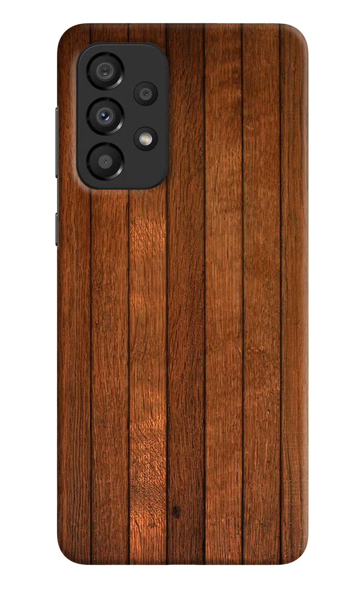 Wooden Artwork Bands Samsung A33 5G Hard Case Back Cover by Casekaro