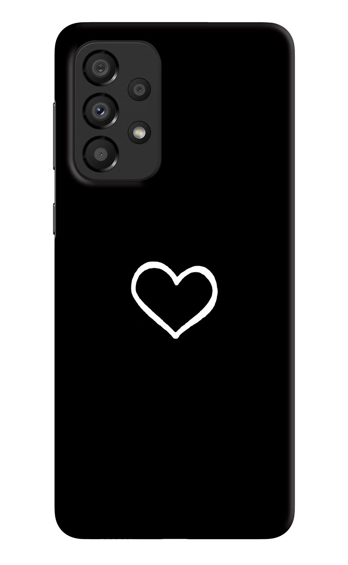 Heart Samsung A33 5G Hard Case Back Cover by Casekaro