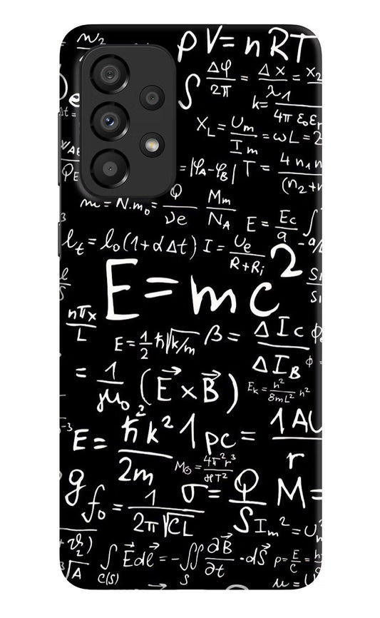 Physics Formula Samsung A33 5G Hard Case Back Cover by Casekaro
