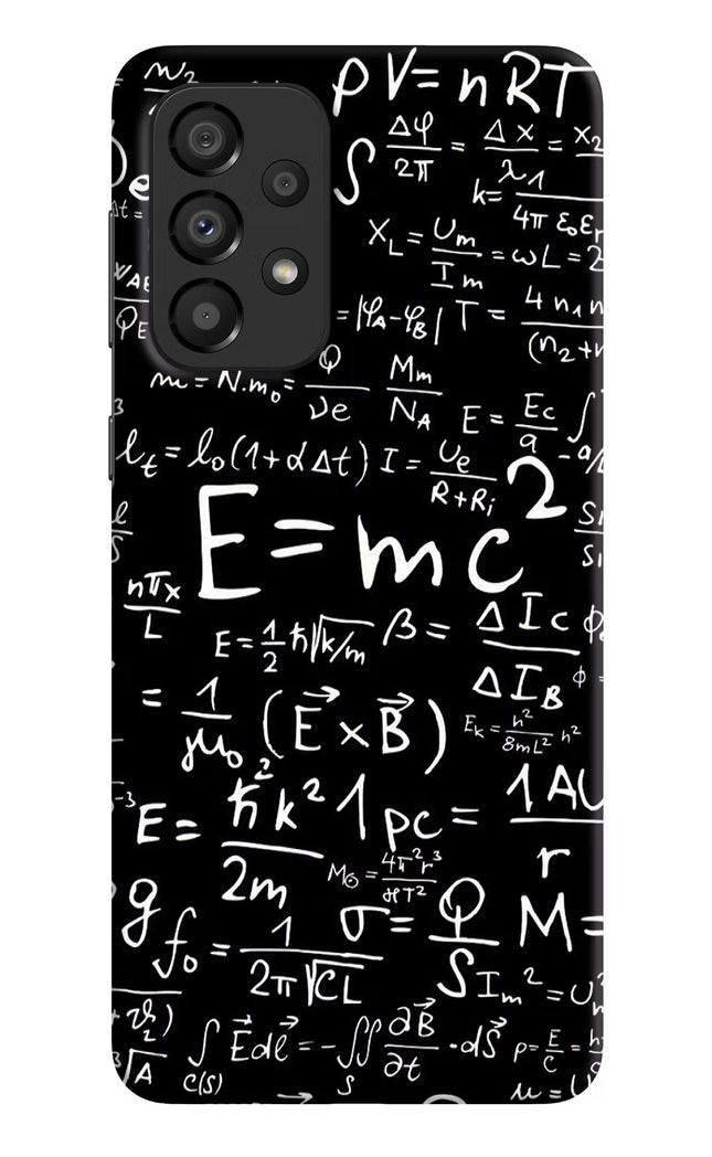 Physics Formula Samsung A33 5G Hard Case Back Cover by Casekaro