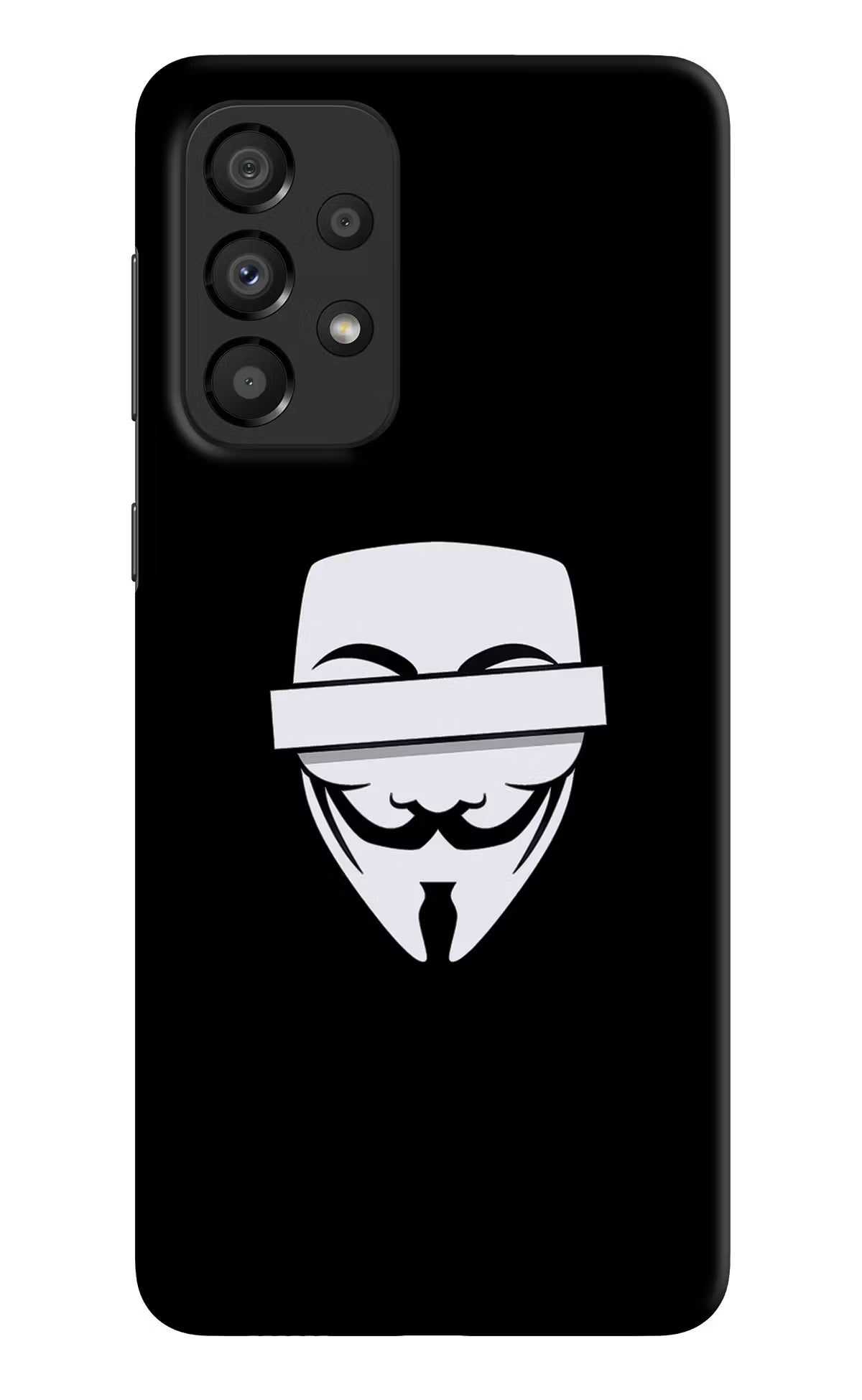 Anonymous Face Samsung A33 5G Hard Case Back Cover by Casekaro