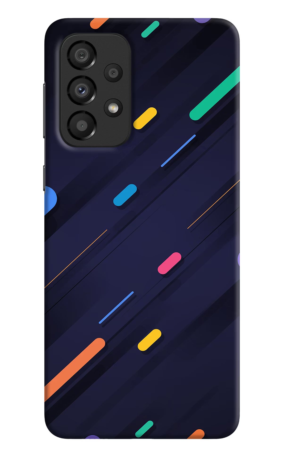 Abstract Design Samsung A33 5G Hard Case Back Cover by Casekaro