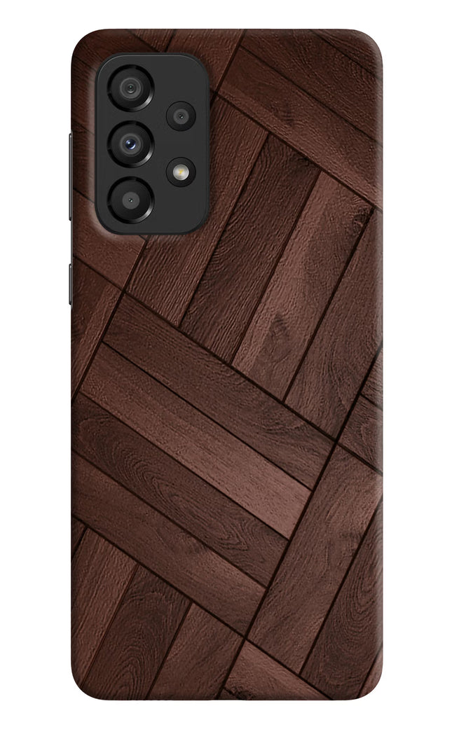 Wooden Texture Design Samsung A33 5G Hard Case Back Cover by Casekaro