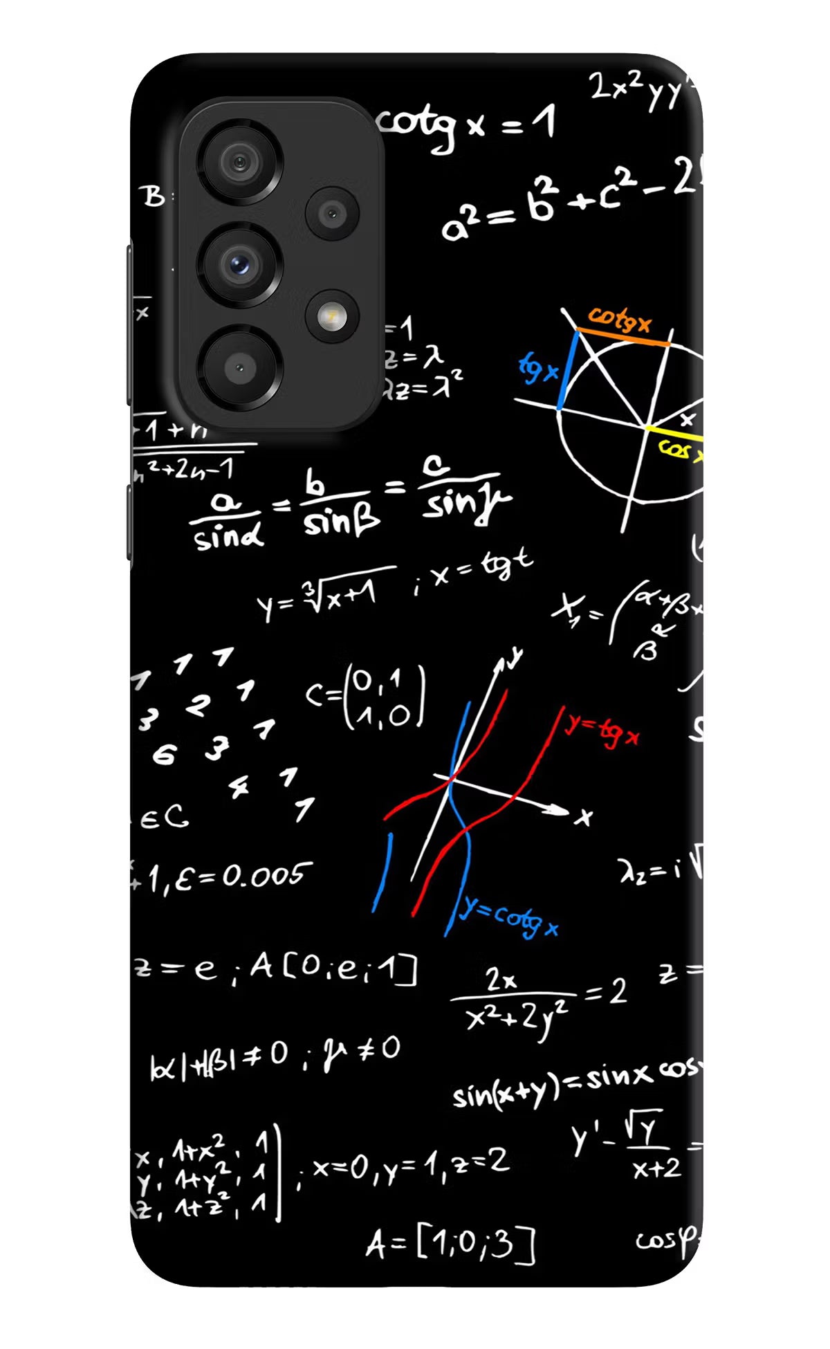 Mathematics Formula Samsung A33 5G Hard Case Back Cover by Casekaro