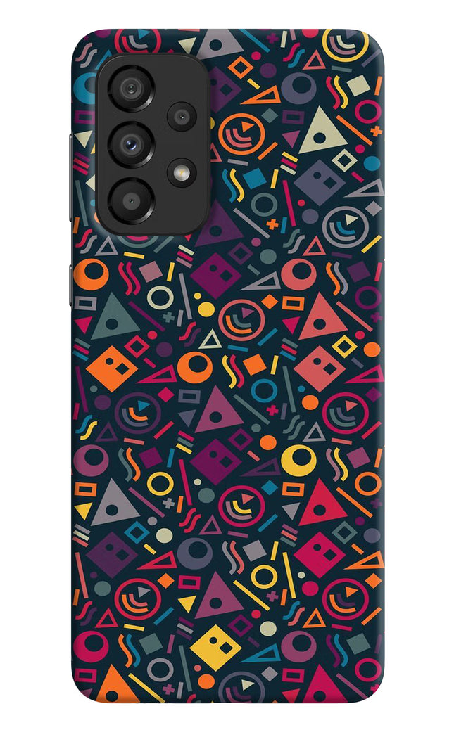 Geometric Abstract Samsung A33 5G Hard Case Back Cover by Casekaro