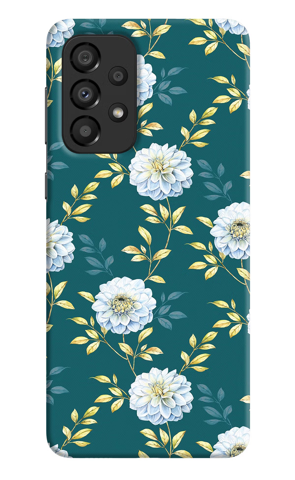 Flowers Samsung A33 5G Hard Case Back Cover by Casekaro