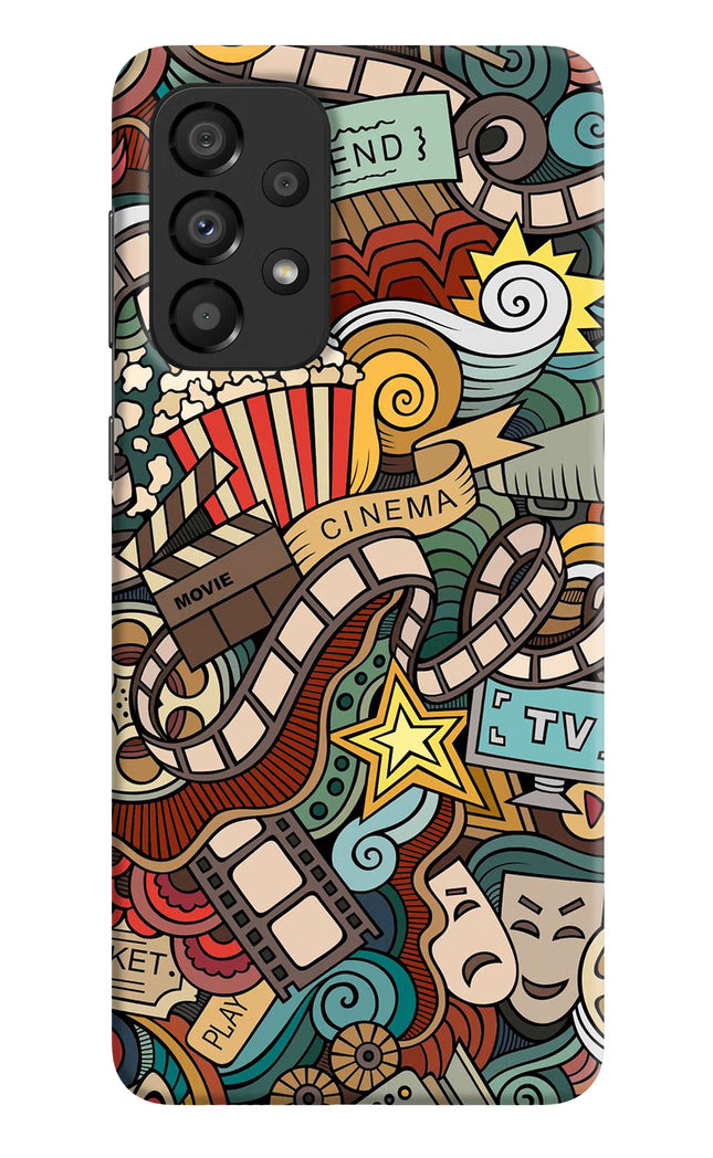 Cinema Abstract Samsung A33 5G Hard Case Back Cover by Casekaro