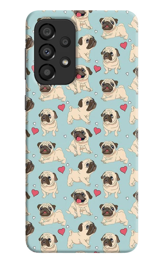 Pug Dog Samsung A33 5G Hard Case Back Cover by Casekaro