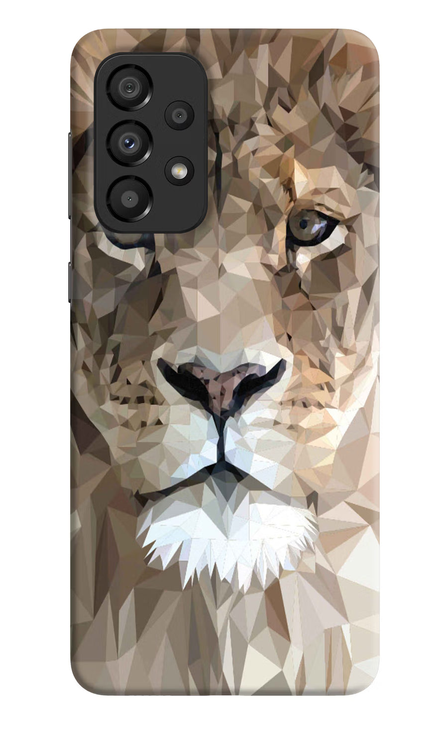 Lion Art Samsung A33 5G Back Cover, Hard case