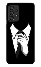 Black Tie Samsung A33 5G Hard Case Back Cover by Casekaro