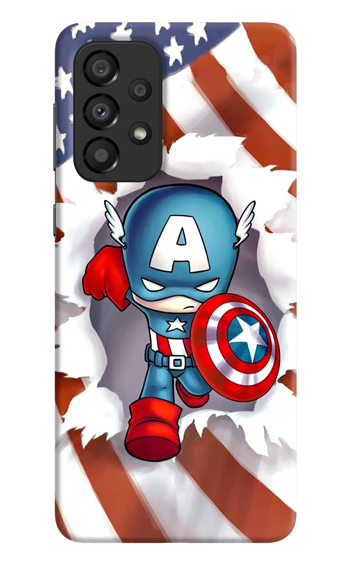 Captain America Samsung A33 5G Hard Case Back Cover by Casekaro