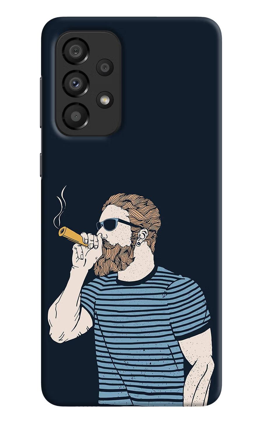 Smoking Samsung A33 5G Back Cover, Hard case