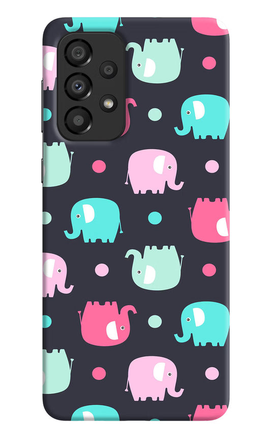 Elephants Samsung A33 5G Hard Case Back Cover by Casekaro