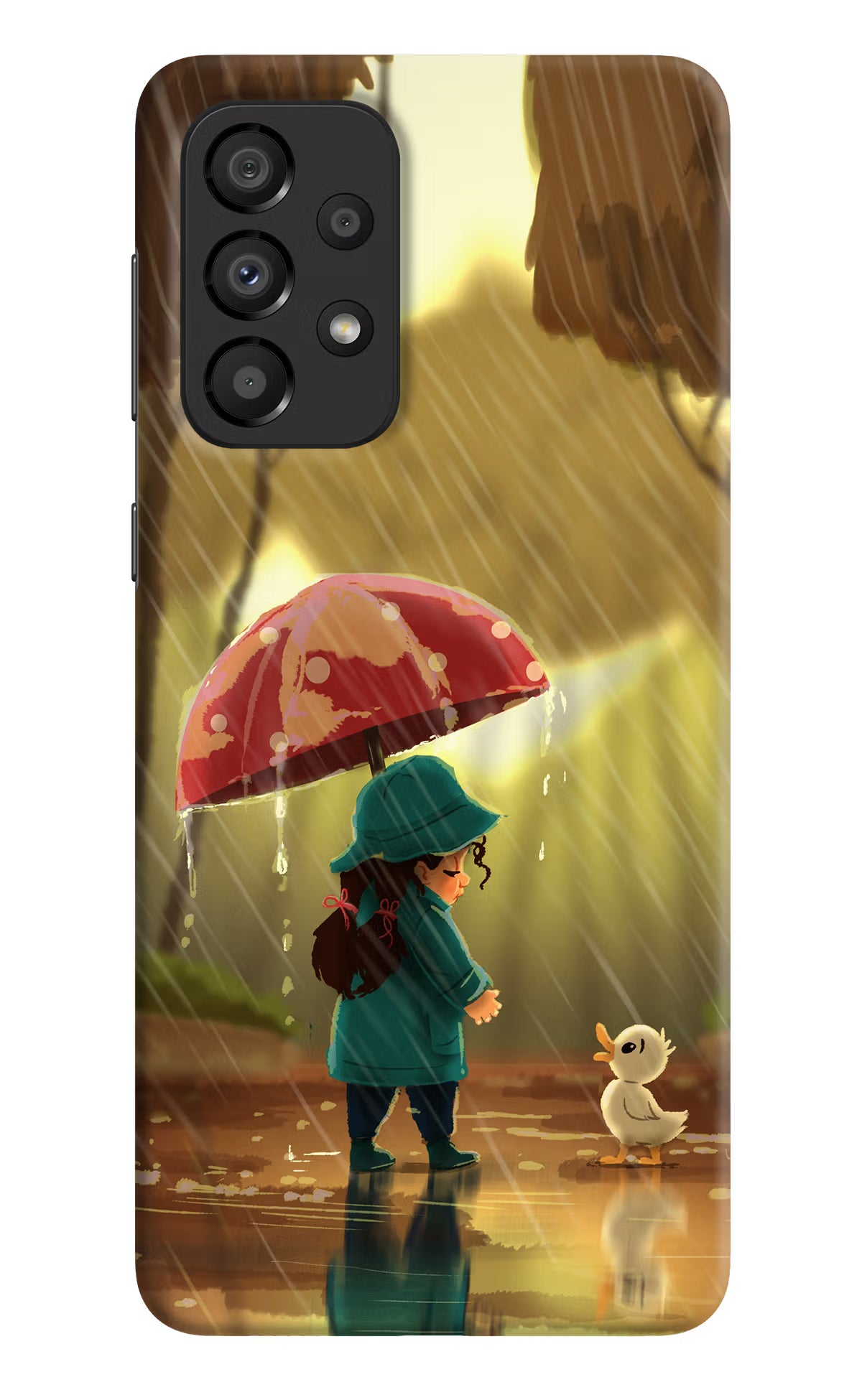 Rainy Day Samsung A33 5G Hard Case Back Cover by Casekaro