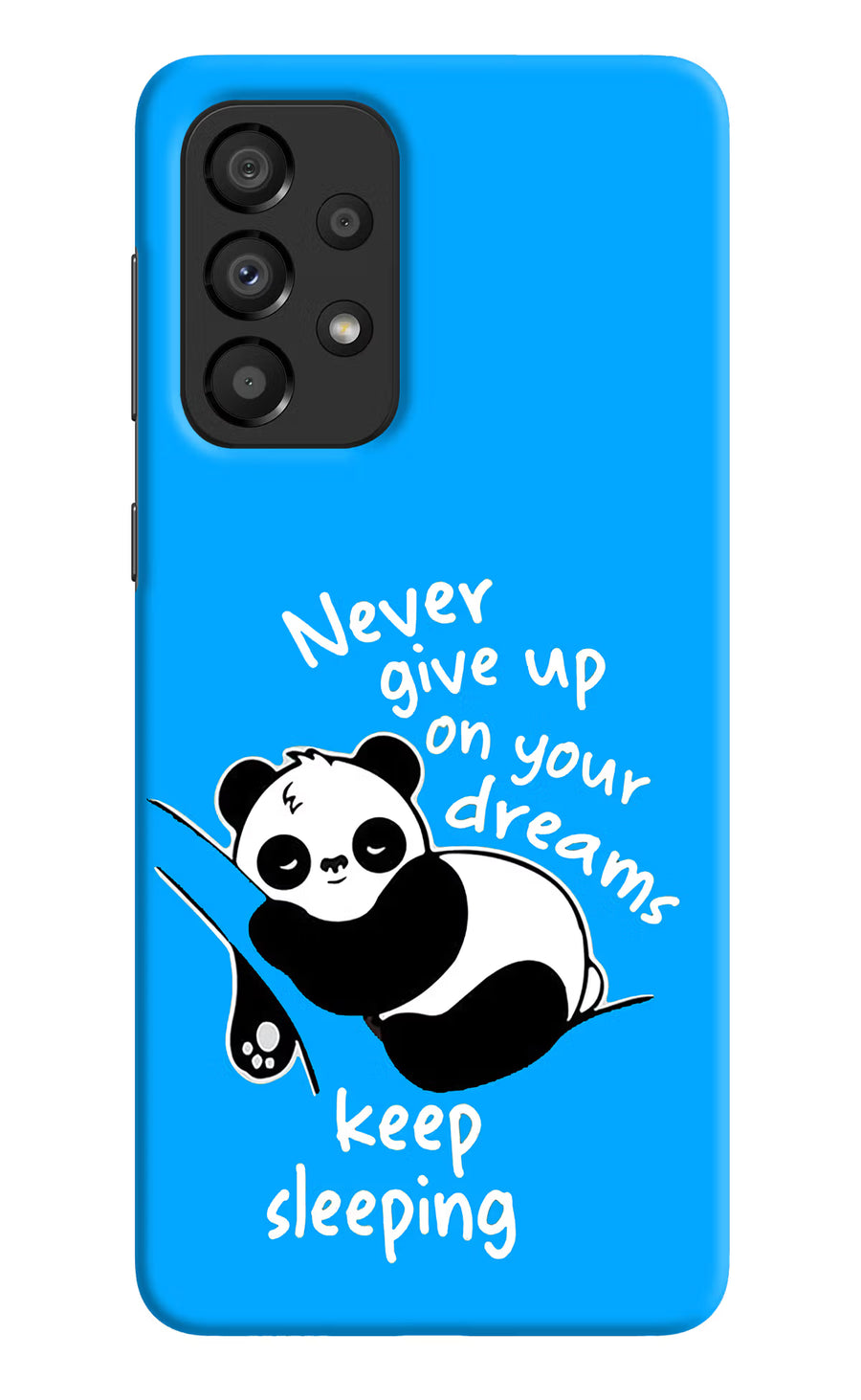 Keep Sleeping Samsung A33 5G Back Cover, Hard case