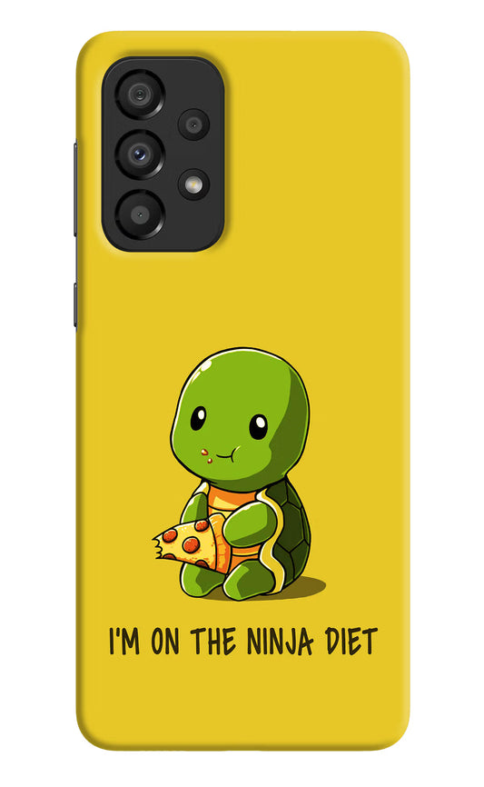 I'm on Ninja Diet Samsung A33 5G Hard Case Back Cover by Casekaro