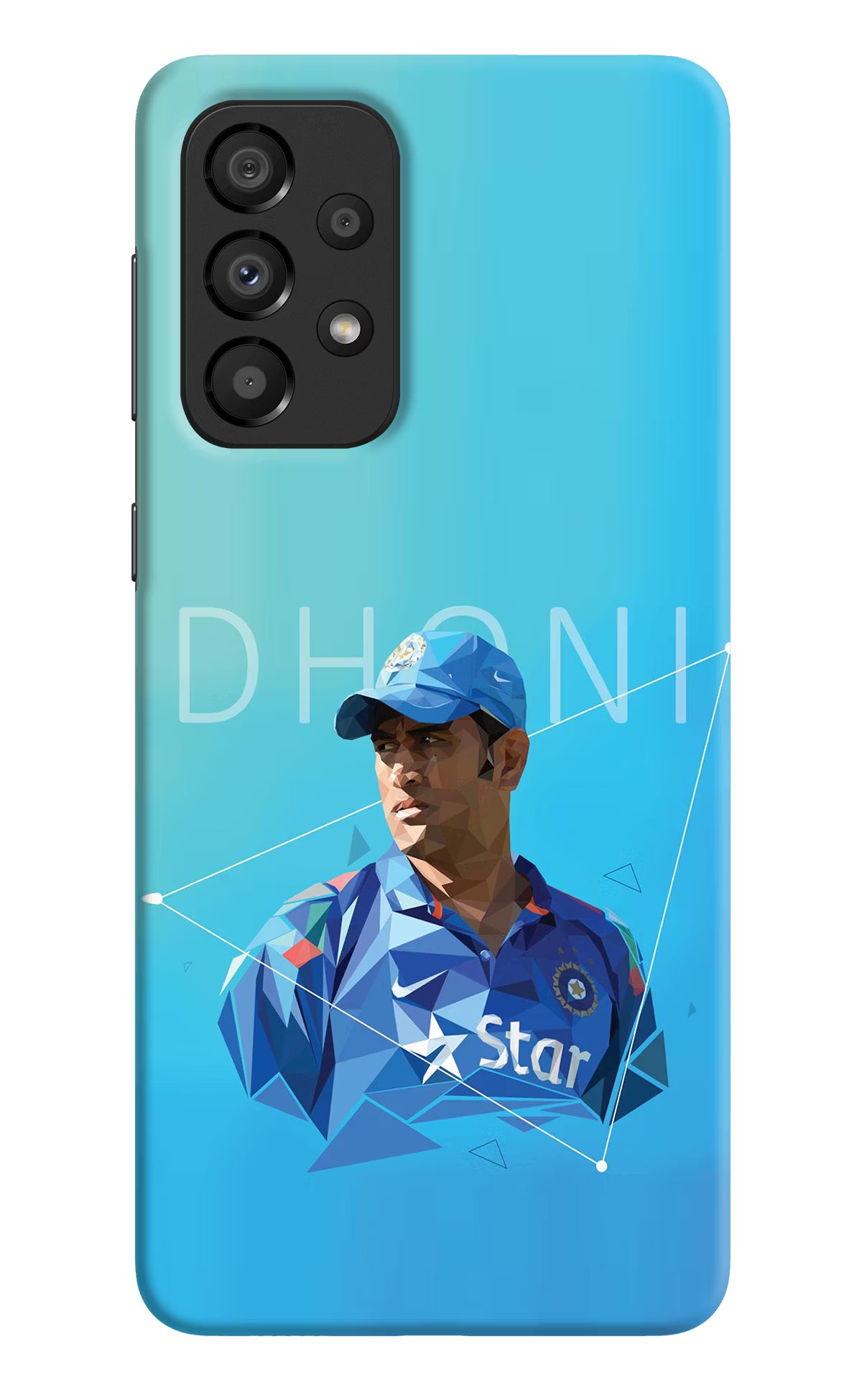 Dhoni Artwork Samsung A33 5G Hard Case Back Cover by Casekaro