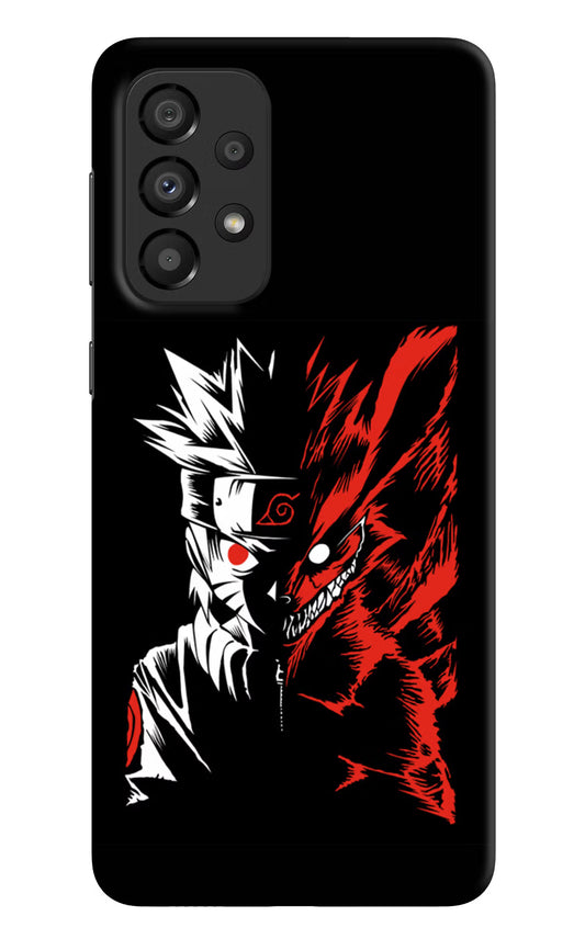 Naruto Two Face Samsung A33 5G Hard Case Back Cover by Casekaro