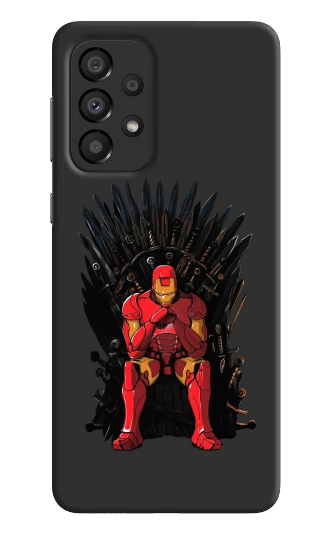 Ironman Throne Samsung A33 5G Hard Case Back Cover by Casekaro