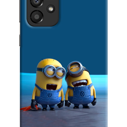 Minion Laughing Samsung A33 5G Hard Case Back Cover by Casekaro