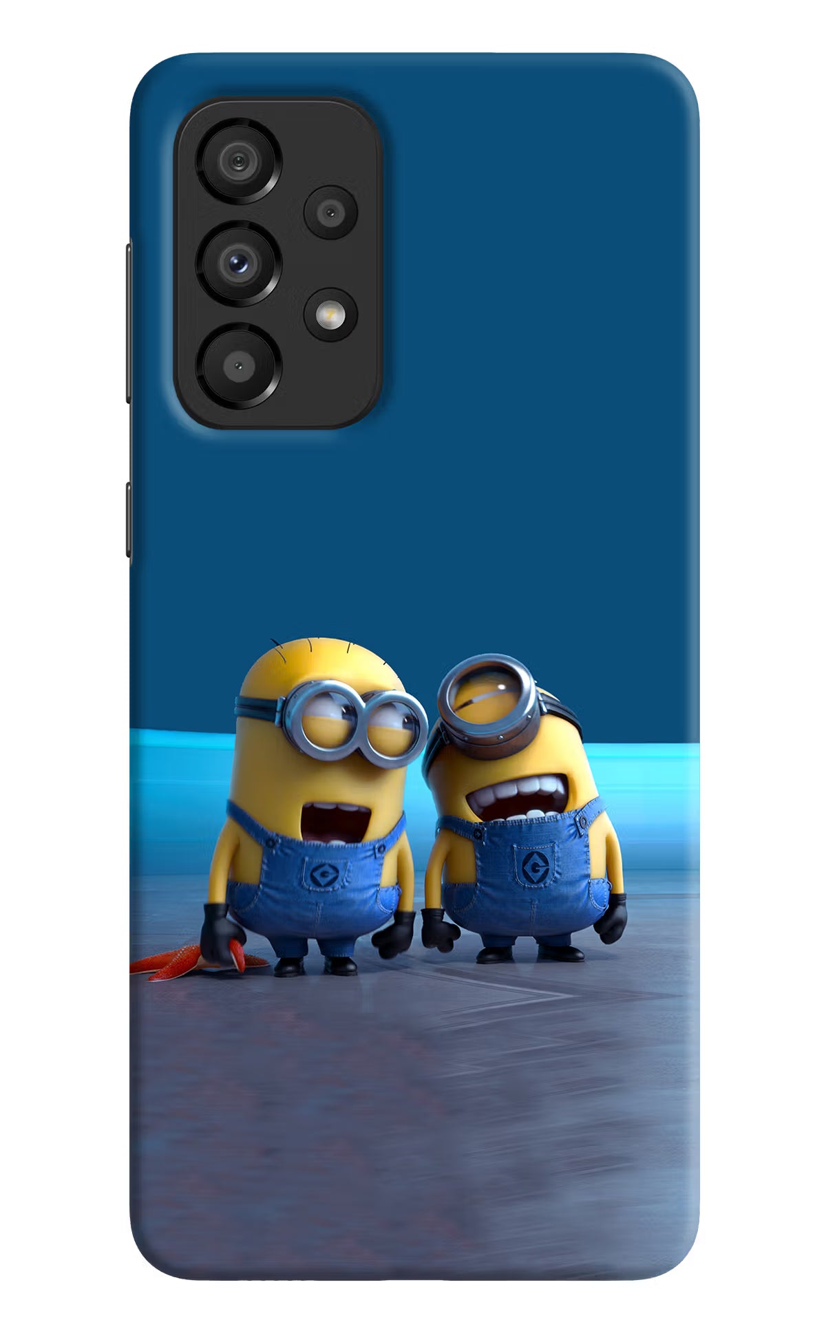 Minion Laughing Samsung A33 5G Hard Case Back Cover by Casekaro
