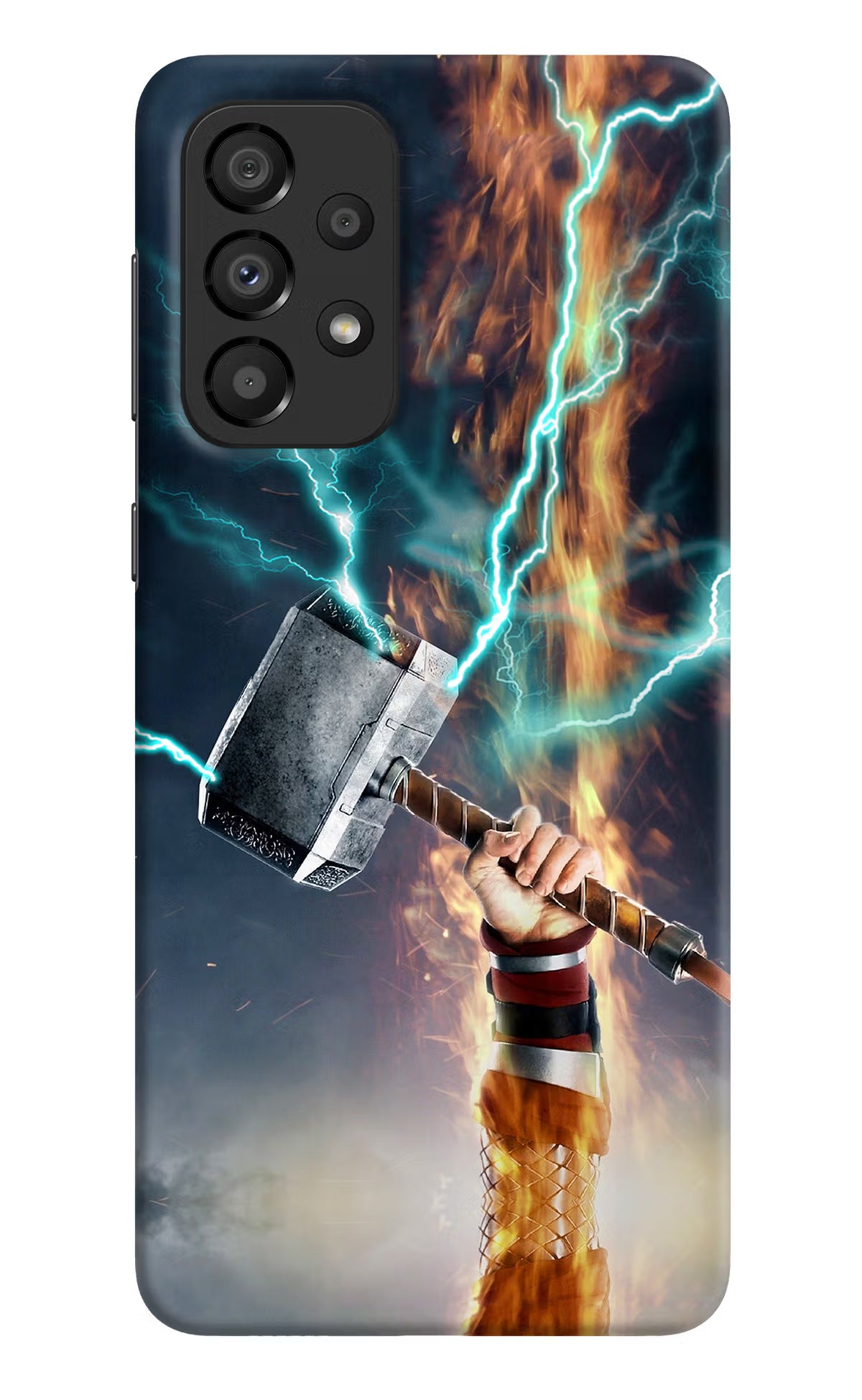 Thor Hammer Mjolnir Samsung A33 5G Hard Case Back Cover by Casekaro