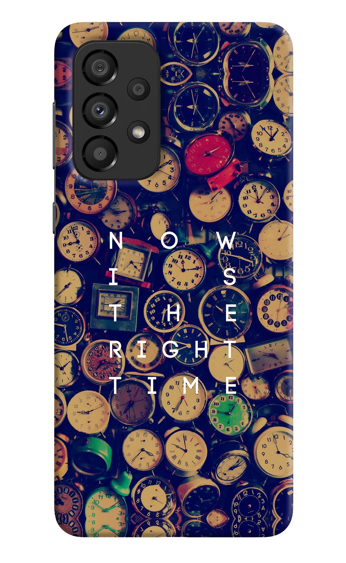 Now is the Right Time Quote Samsung A33 5G Hard Case Back Cover by Casekaro