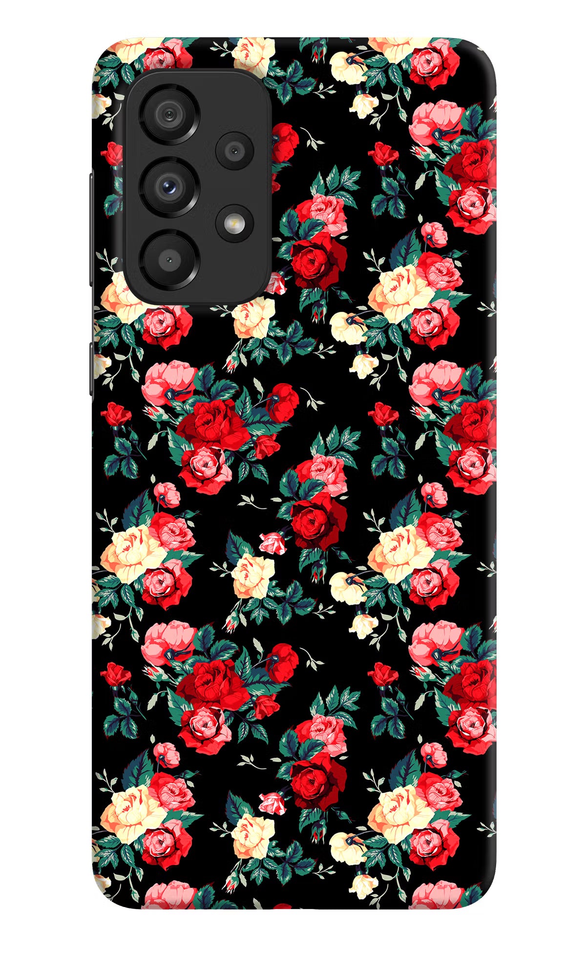 Rose Pattern Samsung A33 5G Hard Case Back Cover by Casekaro